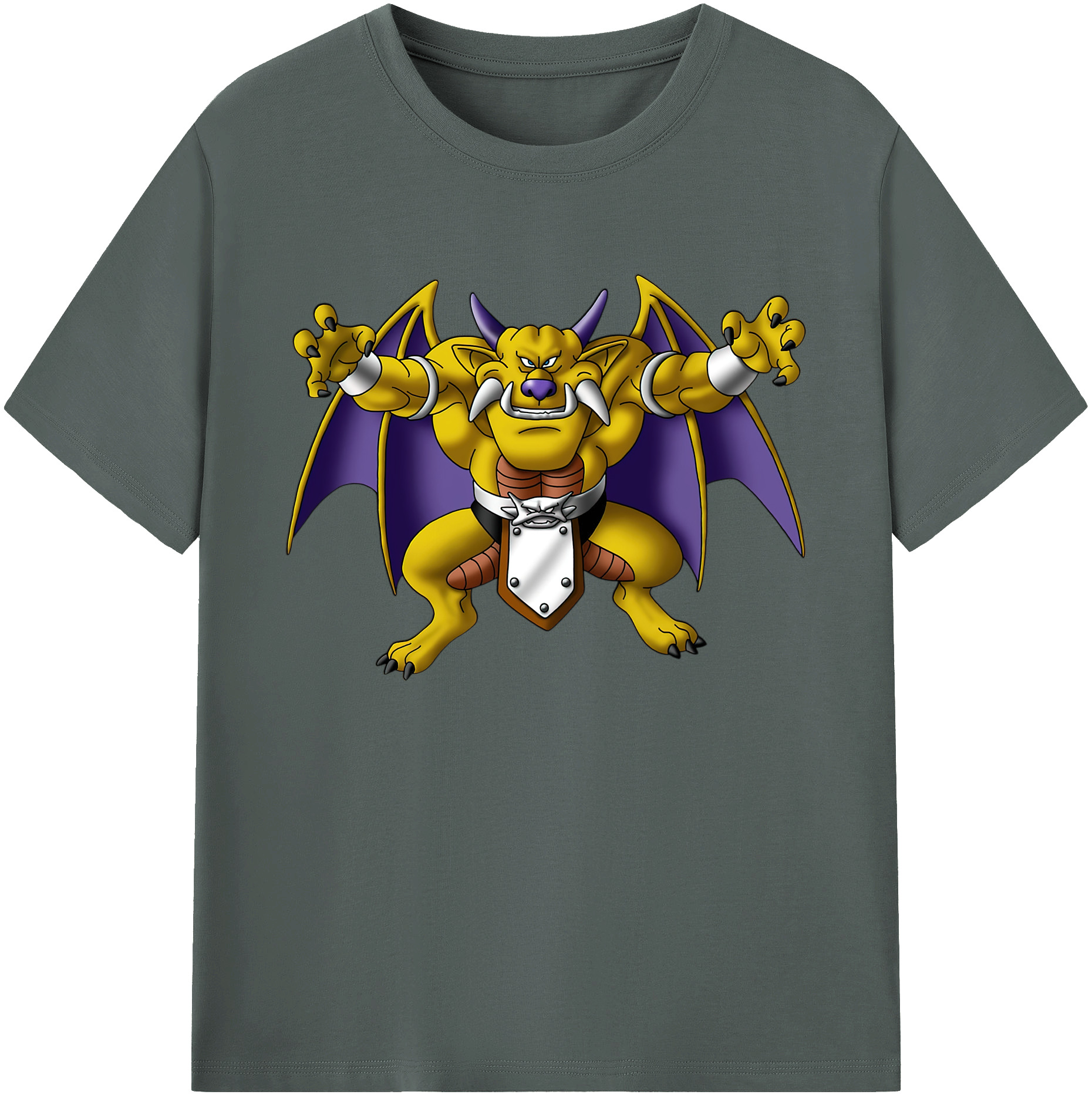 （画像用） ドラゴンクエスト Doragon Kuesuto Dragon Quest 綿100％ メンズ半袖Tシャツ｜肌触りやわらか＆通気性